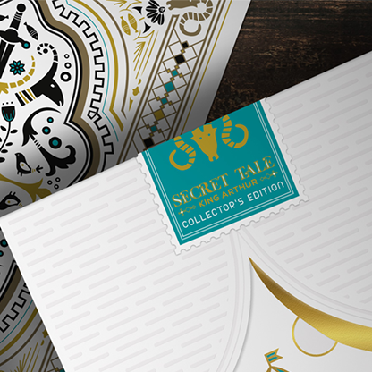 Secret Tale White Knight Playing Cards-Playing Cards-Wondercraft