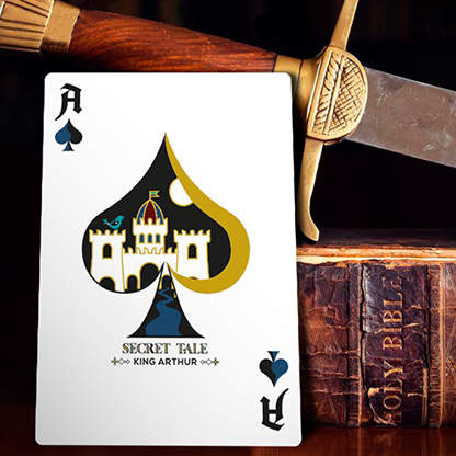 Secret Tale White Knight Playing Cards-Playing Cards-Wondercraft