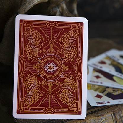 Shakespeare (Burgundy) Playing Cards-Playing Cards-Wondercraft