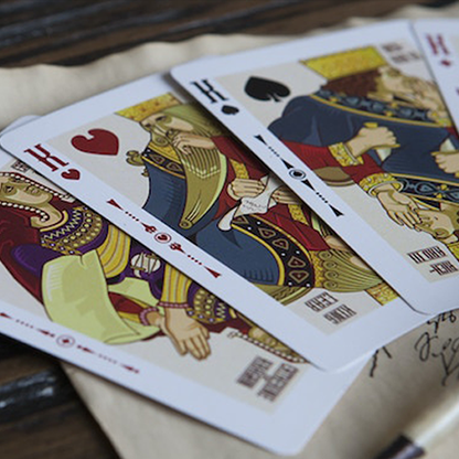 Shakespeare (Burgundy) Playing Cards-Playing Cards-Wondercraft