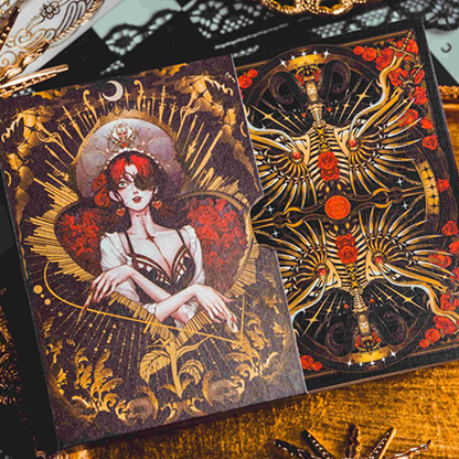Silence V3 (Black) Playing Cards-Playing Cards-Wondercraft