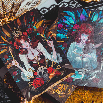 Silence V3 (Black) Playing Cards-Playing Cards-Wondercraft