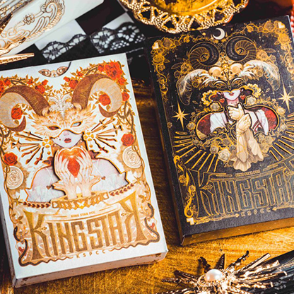 Silence V3 (Black) Playing Cards-Playing Cards-Wondercraft