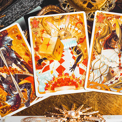 Silence V3 (White) Playing Cards-Playing Cards-Wondercraft