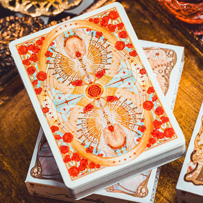 Silence V3 (White) Playing Cards-Playing Cards-Wondercraft