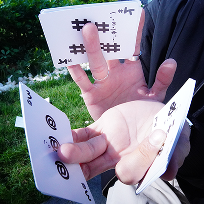 Simple Doodle (Mono) Playing Cards by Bacon Playing Card-Playing Cards-Wondercraft