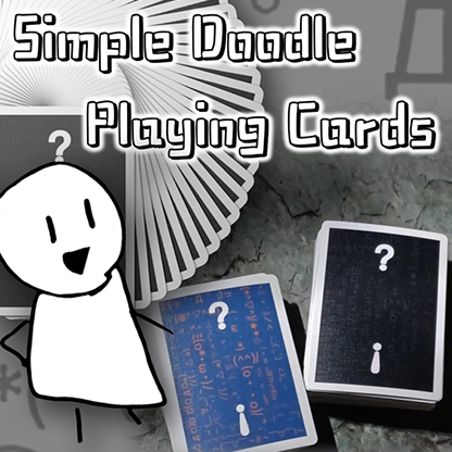 Simple Doodle (Mono) Playing Cards by Bacon Playing Card-Playing Cards-Wondercraft