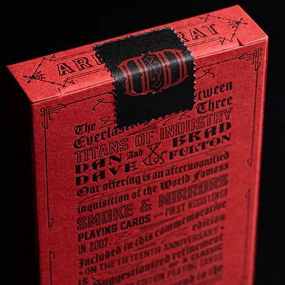 Smoke & Mirrors Anniversary Edition: Rouge Playing Cards by Dan & Dave-Playing Cards-Wondercraft