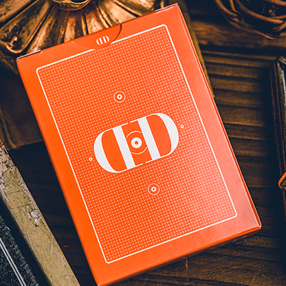 Smoke & Mirrors V9 (Orange Edition) Playing Cards by Dan & Dave-Playing Cards-Wondercraft