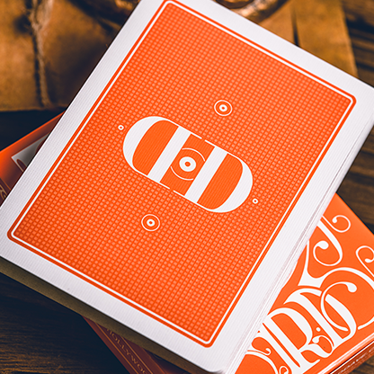 Smoke & Mirrors V9 (Orange Edition) Playing Cards by Dan & Dave-Playing Cards-Wondercraft