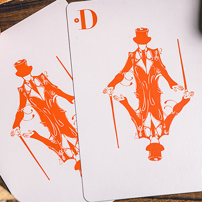Smoke & Mirrors V9 (Orange Edition) Playing Cards by Dan & Dave-Playing Cards-Wondercraft