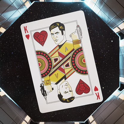 Star Trek Light Edition (White) Playing Cards by theory11-Playing Cards-Wondercraft