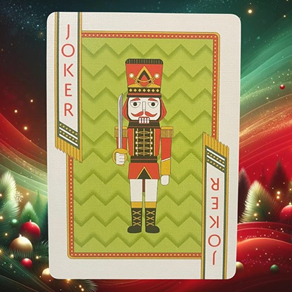 Stripper Bicycle Nutcracker (Green) Playing Cards-Playing Cards-Wondercraft