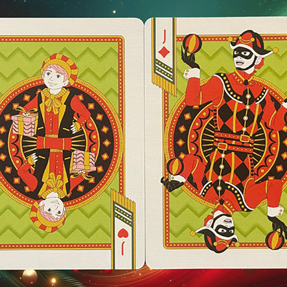 Stripper Bicycle Nutcracker (Green) Playing Cards-Playing Cards-Wondercraft