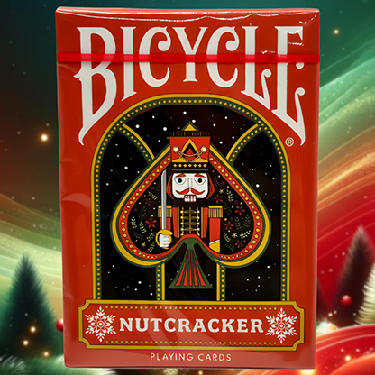 Stripper Bicycle Nutcracker (Red) Playing Cards-Playing Cards-Wondercraft