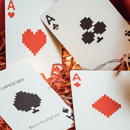 Surprise Deck V5 (Red) Playing Cards-Playing Cards-Wondercraft