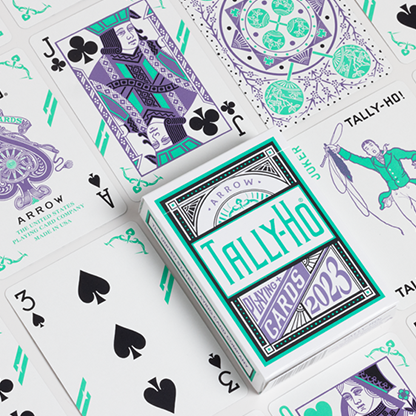 Tally Ho Fan Back Arrow Playing Cards by US Playing Card Co.
