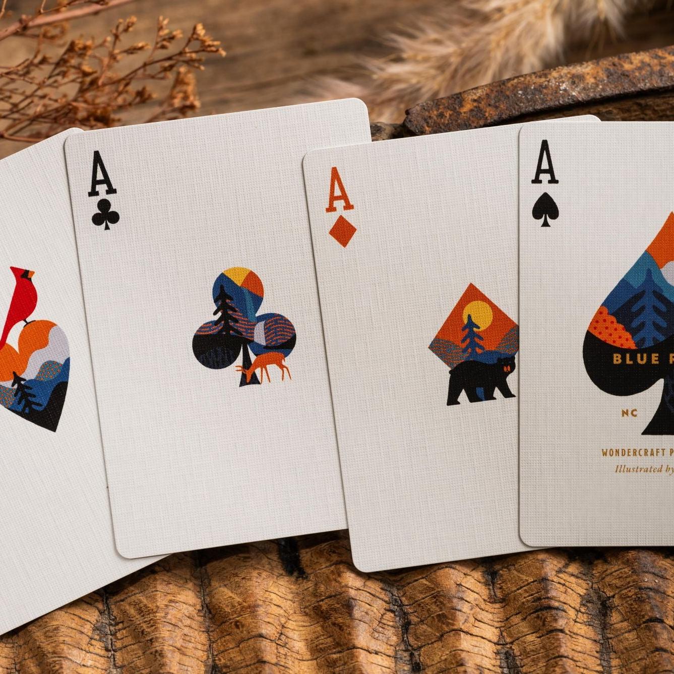The Blue Ridge - Deck for Relief-Playing Cards-Wondercraft