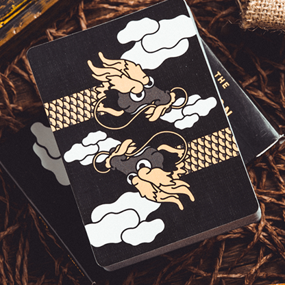 The Dragon (Black Gilded) Playing Cards-Playing Cards-Wondercraft