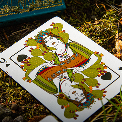 The Green Man Playing Cards (Summer) by Jocu-Playing Cards-Wondercraft