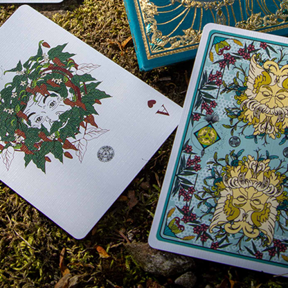 The Green Man Playing Cards (Summer) by Jocu-Playing Cards-Wondercraft