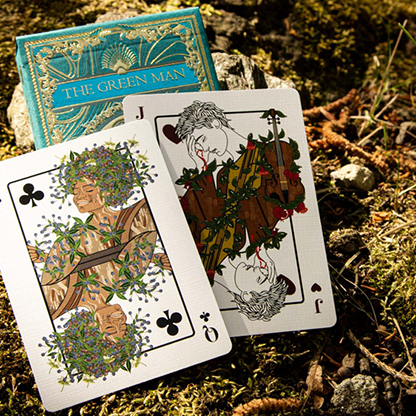 The Green Man Playing Cards (Summer) by Jocu-Playing Cards-Wondercraft
