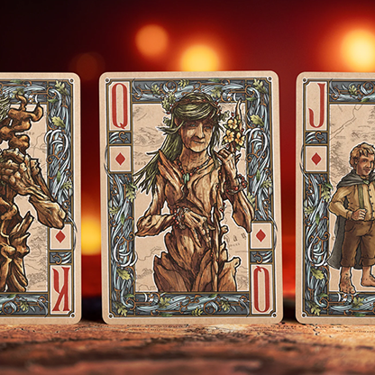 The Lord of the Rings - Two Towers Playing Cards (Foil and Gilded Edition) by Kings Wild-Playing Cards-Wondercraft