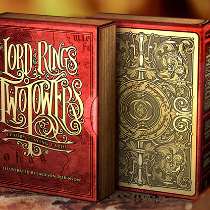 The Lord of the Rings - Two Towers Playing Cards (Foiled Edition) by Kings Wild-Playing Cards-Wondercraft