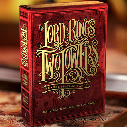 The Lord of the Rings - Two Towers Playing Cards (Foiled Edition) by Kings Wild-Playing Cards-Wondercraft