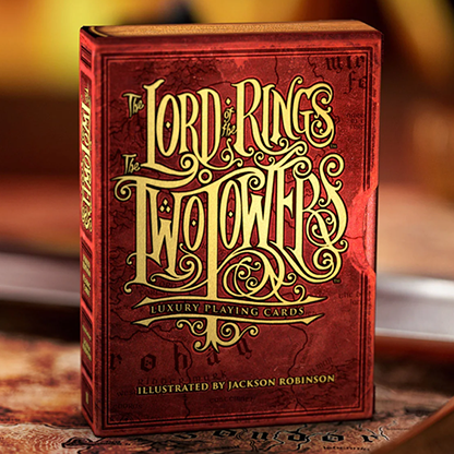 The Lord of the Rings - Two Towers Playing Cards (Foiled Edition) by Kings Wild-Playing Cards-Wondercraft