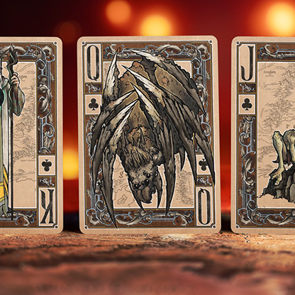 The Lord of the Rings - Two Towers Playing Cards (Gilded Edition) by Kings Wild-Playing Cards-Wondercraft