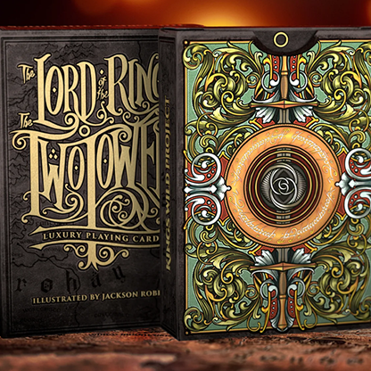 The Lord of the Rings - Two Towers Playing Cards (Gilded Edition) by Kings Wild-Playing Cards-Wondercraft