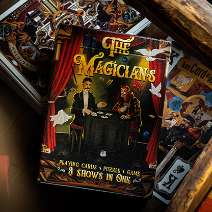 The Magicians Playing Cards, Card Game and Puzzle-Playing Cards-Wondercraft