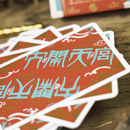 The Monkey King (Red) Playing Cards-Playing Cards-Wondercraft