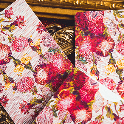 Van Gogh Asters & Phlox (Numbered- Seal) Playing Cards-Playing Cards-Wondercraft