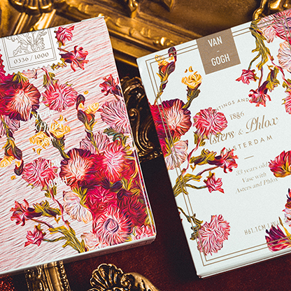 Van Gogh Asters & Phlox (Numbered- Seal) Playing Cards-Playing Cards-Wondercraft