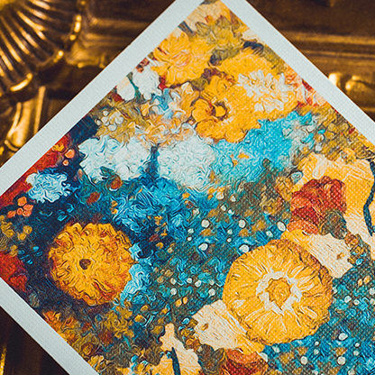 Van Gogh Zinnias (Numbered- Seal) Playing Cards-Playing Cards-Wondercraft