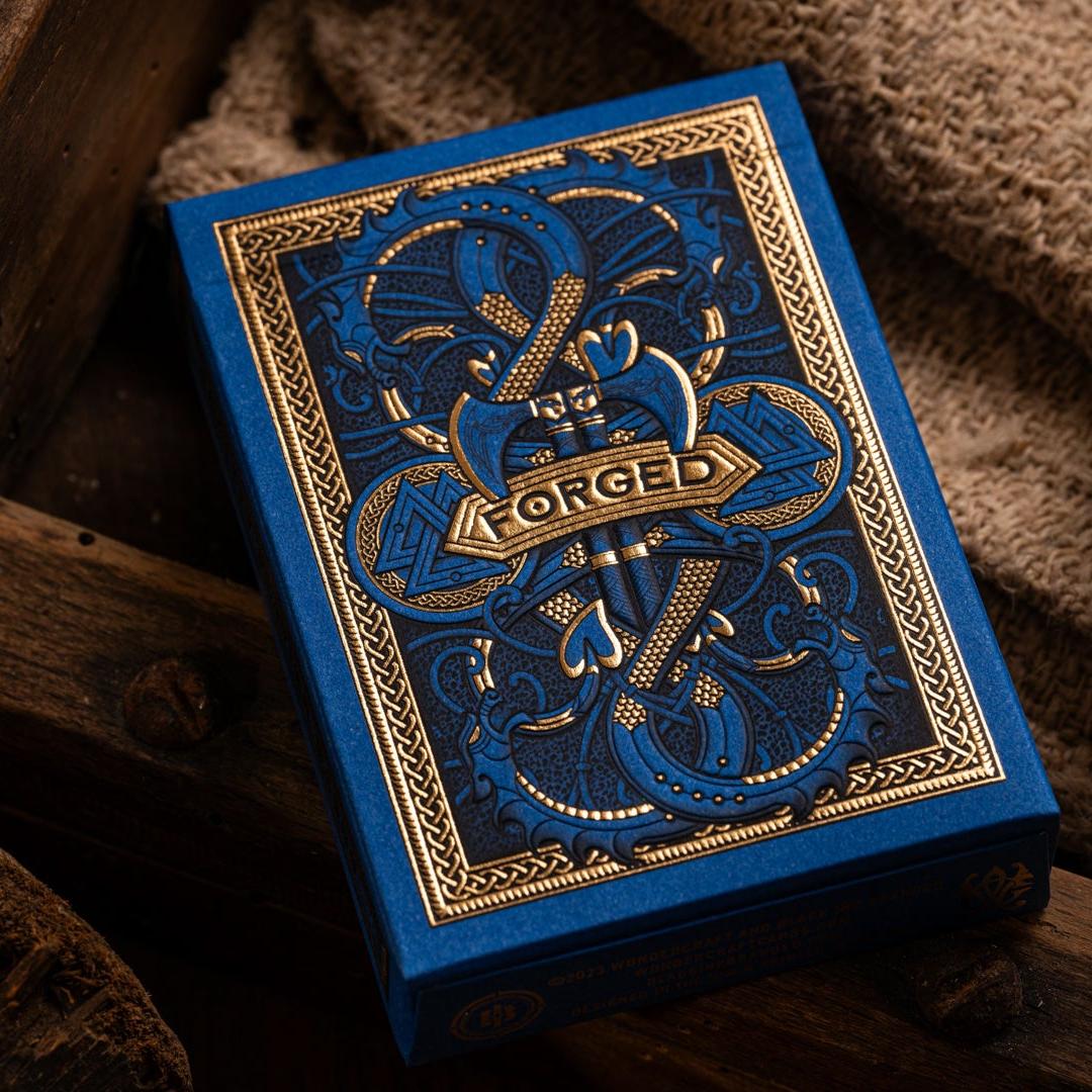Viking Fury - Blue Flame Edition-Playing Cards-Wondercraft