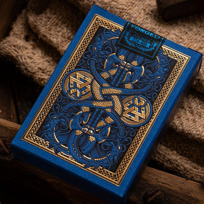 Viking Fury - Blue Flame Edition-Playing Cards-Wondercraft