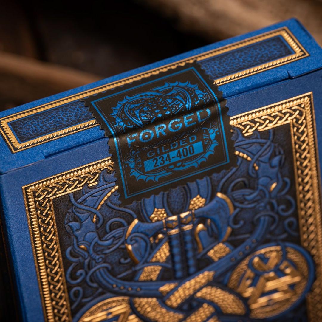 Viking Fury - Blue Flame Edition-Playing Cards-Wondercraft
