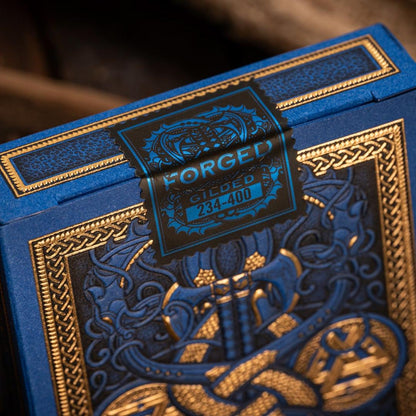Viking Fury - Blue Flame Edition-Playing Cards-Wondercraft
