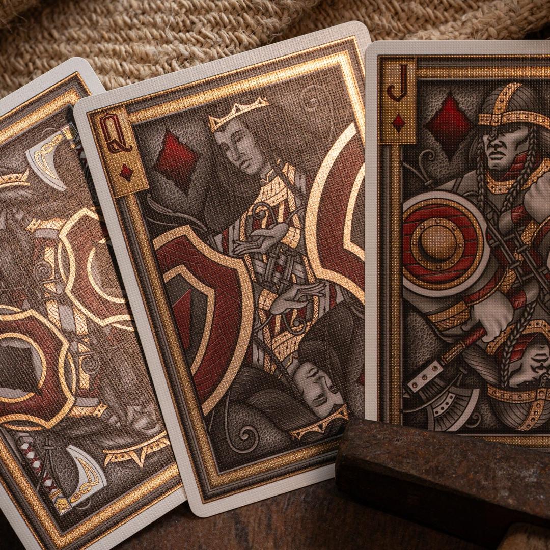 Viking Fury - Cold Foil NO SEAL-Playing Cards-Wondercraft
