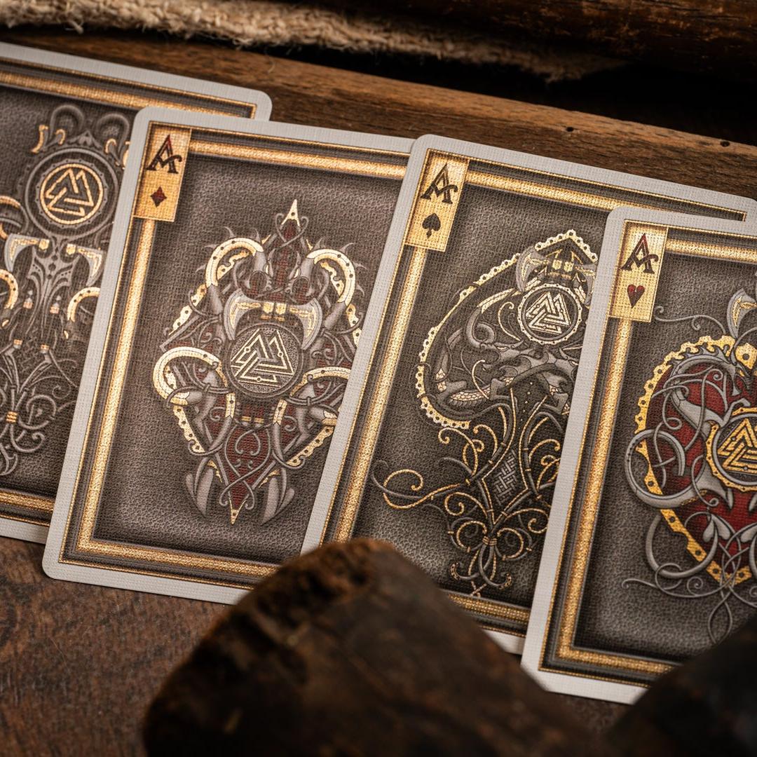 Viking Fury - Cold Foil NO SEAL-Playing Cards-Wondercraft