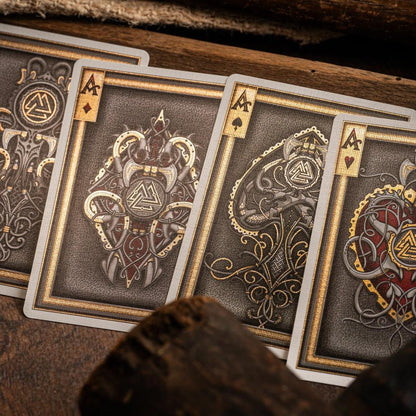 Viking Fury - Cold Foil NO SEAL-Playing Cards-Wondercraft
