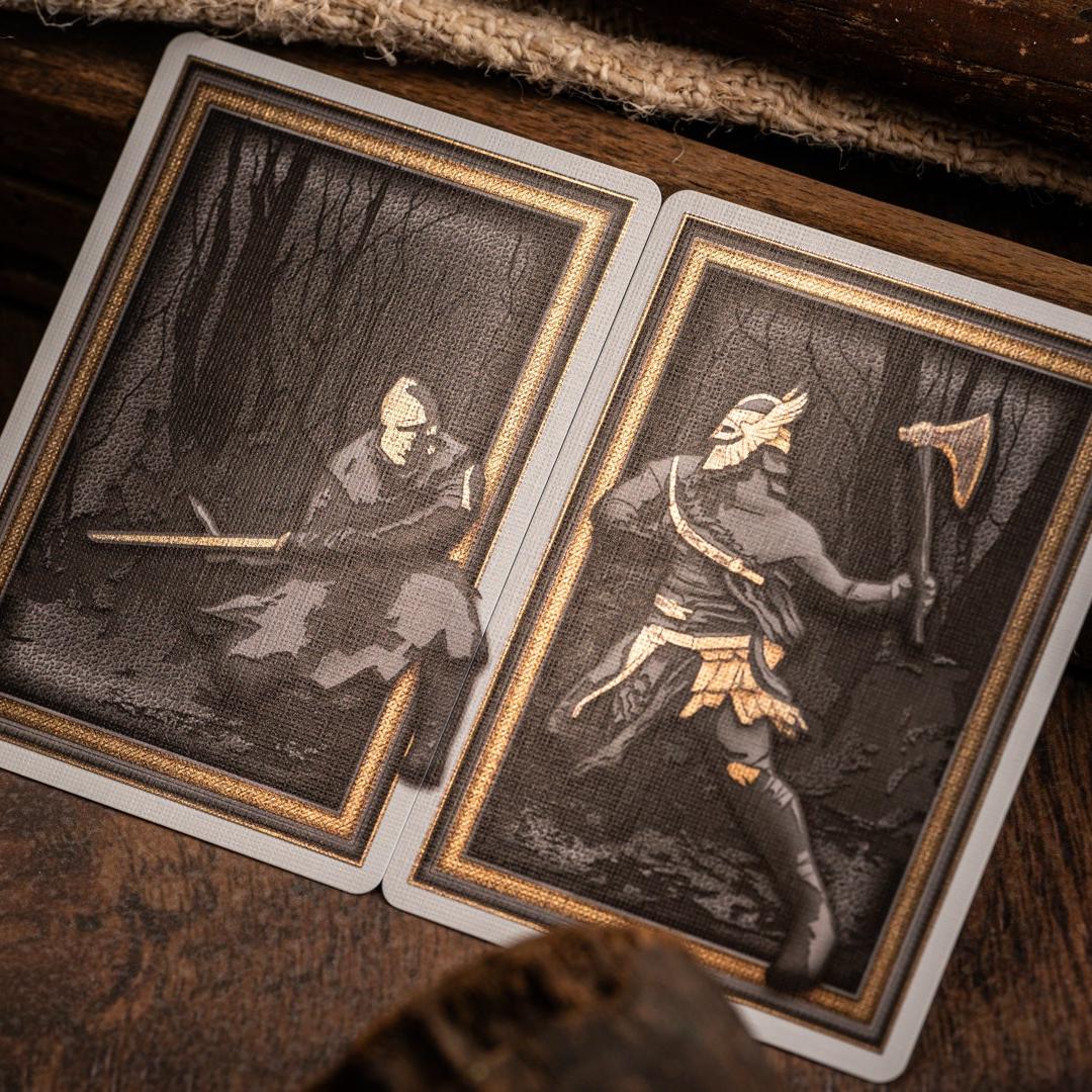 Viking Fury - Cold Foil NO SEAL-Playing Cards-Wondercraft