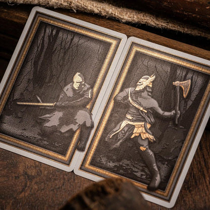 Viking Fury - Cold Foil NO SEAL-Playing Cards-Wondercraft
