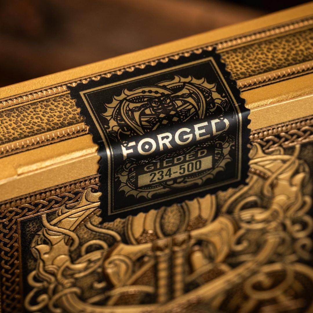 Viking Fury - Gold Gilded-Playing Cards-Wondercraft