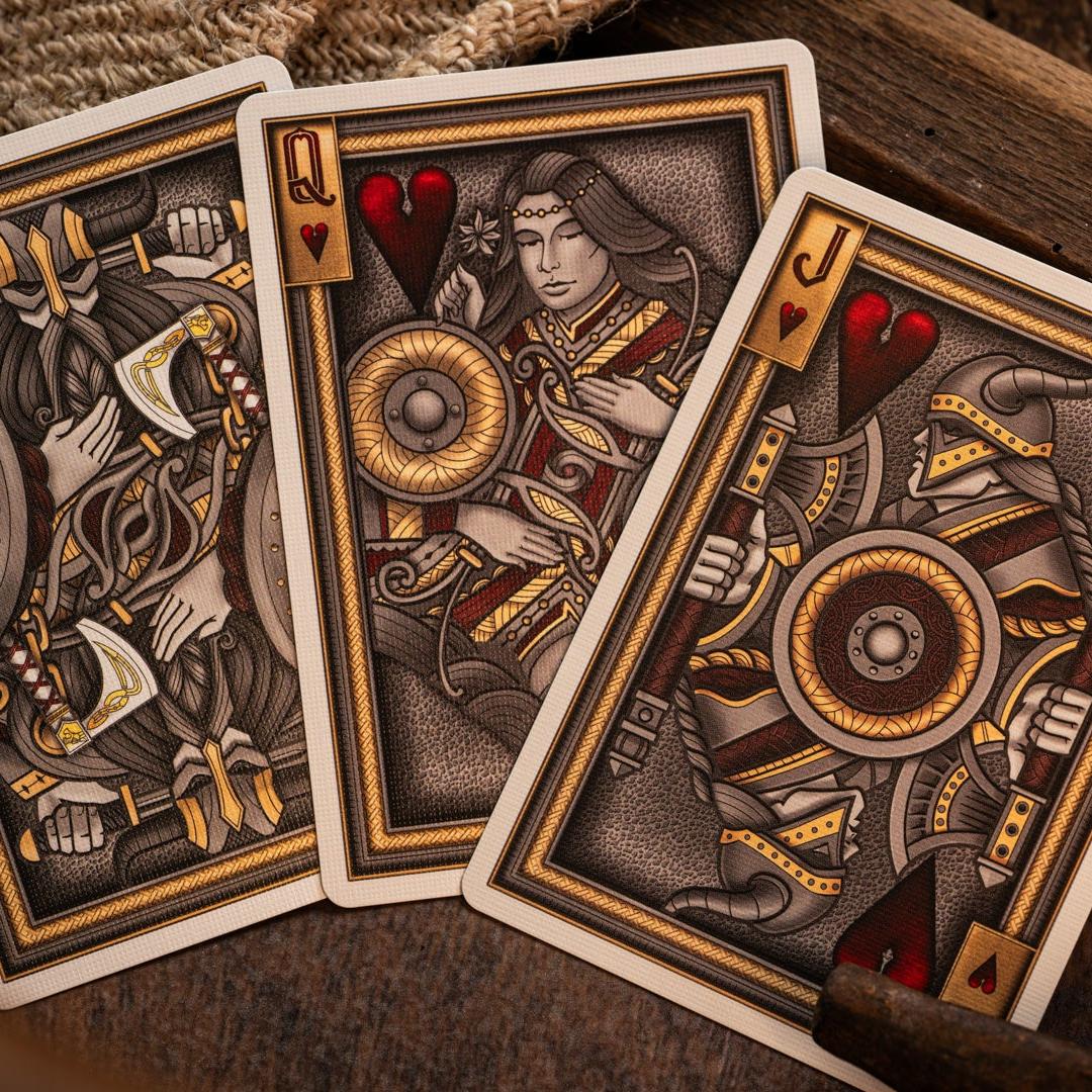 Viking Fury - Standard-Playing Cards-Wondercraft