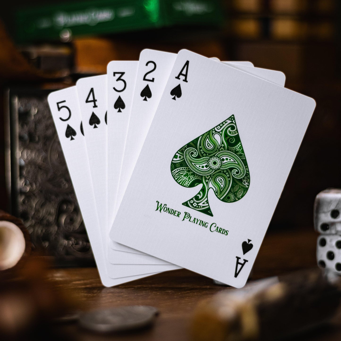Wonder Playing Cards - Emerald-Playing Cards-Wondercraft