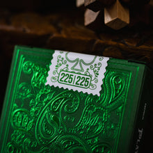 Wonder Playing Cards - Emerald - Green Gilded-Playing Cards-Wondercraft
